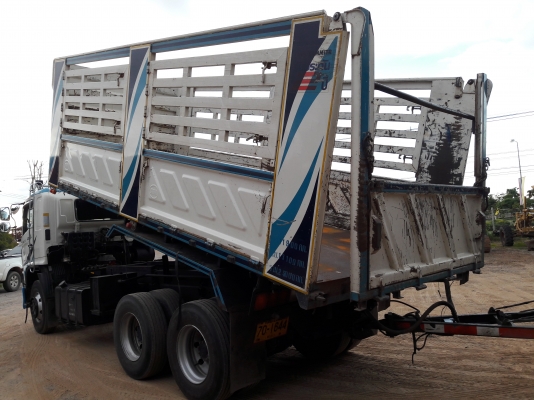 ขายHINO MEGA Fm1A  344  ปี56 แม่+ลูก ยางเต็มหมด80\%พร้อมใช้งาน รถสวยใช้น้อยสวยขั้นเทพ  ครับ