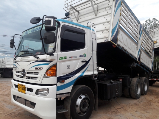 ขายHINO MEGA Fm1A  344  ปี56 แม่+ลูก ยางเต็มหมด80\%พร้อมใช้งาน รถสวยใช้น้อยสวยขั้นเทพ  ครับ