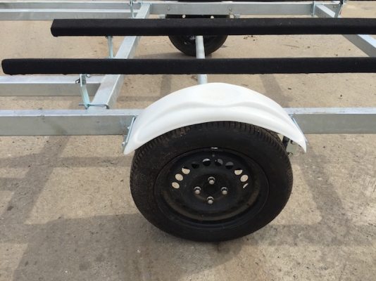 Trailer Jet Ski ป้ายแดง คู่ ใส่เจ็ทตัวใหญ่ได้ 2ลำ เจ็ทยีน 1ลำ