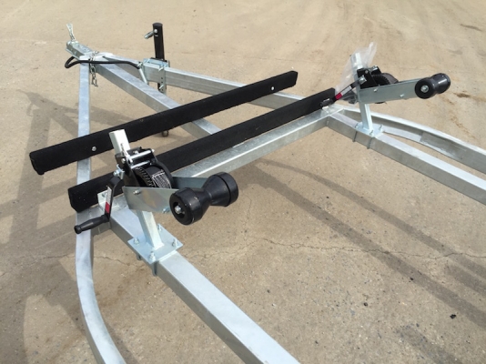 Trailer Jet Ski ป้ายแดง คู่ ใส่เจ็ทตัวใหญ่ได้ 2ลำ เจ็ทยีน 1ลำ