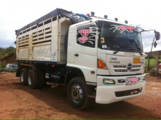 สิบล้อพ่วง ฮีโน่ 344ปึ56แม่ลูก3คาน ดั้มสามมิต สภาพดีสวยบางเดิมพร้อมใช้ ทะเบึยนพร้อมโอน ราคา 2,680,000บ ต่อรองได้