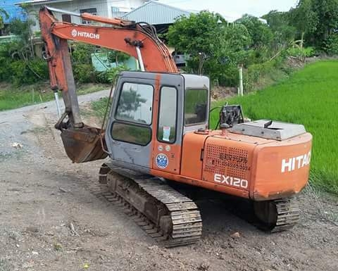 ขาย 570,000 HITACHI  EX 120-1 เครื่องดี ปั้มแรง ไฟฟ้าครบ ไร้สาร รถสวยพร้อมใช้ 090-772-3710 090-772-3708