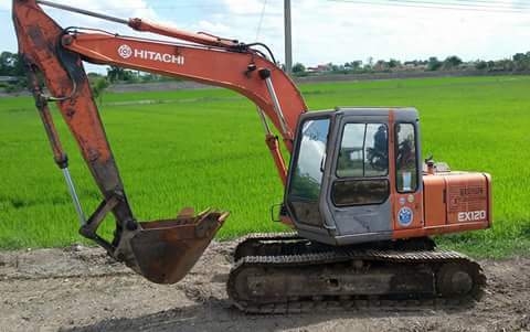 ขาย 570,000 HITACHI  EX 120-1 เครื่องดี ปั้มแรง ไฟฟ้าครบ ไร้สาร รถสวยพร้อมใช้ 090-772-3710 090-772-3708