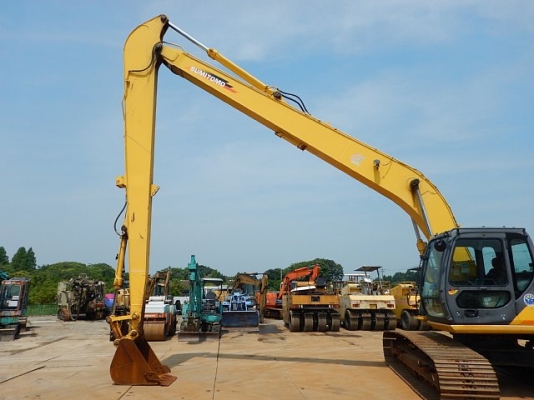 รถขุดบูมยาว Sumitomo SH200LC-3 ปี 2006 ใบแทร็ค 80 สภาพสวยจัด ระบบสมบูรณ์ที่สุด นำเข้าจากญี่ปุ่น