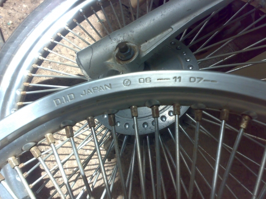 ล้อเนียม DID 17x1.40 ฟีลวดถี่