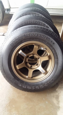 ขายล้อแม็กมือ2 te37 16" ยางปี14  สนใจติดต่อ ตาเล็ก ล้อและยางครับ 081-3747940