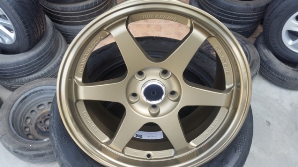 ขายล้อใหม่TE37 17 5รู114 หน้า8.5 ET30 พร้อมยาง 4 ล้อ ขายล้อใหม่TE37 17 5รู114 หน้า8.5 ET30 พร้อมยาง 4 ล้อ