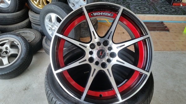 ขายล้อใหม่ YACHIYODA 17 5รู100/114 กว้าง7.5  พร้อมยาง 4 ล้อ tps://www.facebook.com/jtg2010   ชมจากเวบทางร้านโดยตรง http://www.sahachareunyang.com