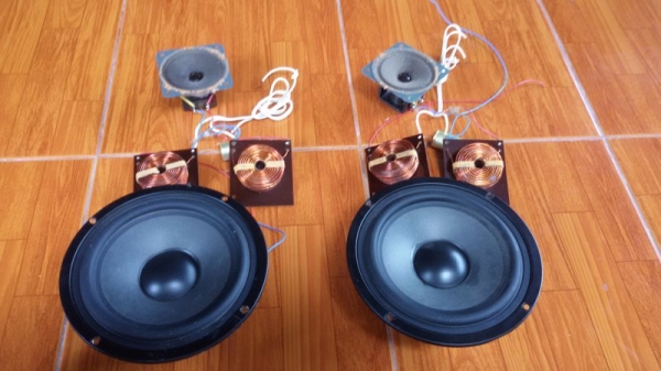 ดอกลำโพงยุโรปทั้งวุฟเฟอร์และแหลม มีมาครบพร้อมเน็ทเวิค