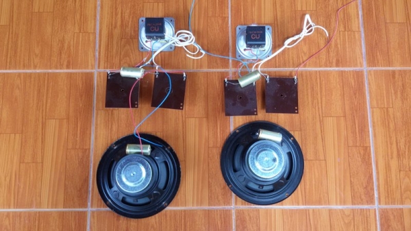 ดอกลำโพงยุโรปทั้งวุฟเฟอร์และแหลม มีมาครบพร้อมเน็ทเวิค