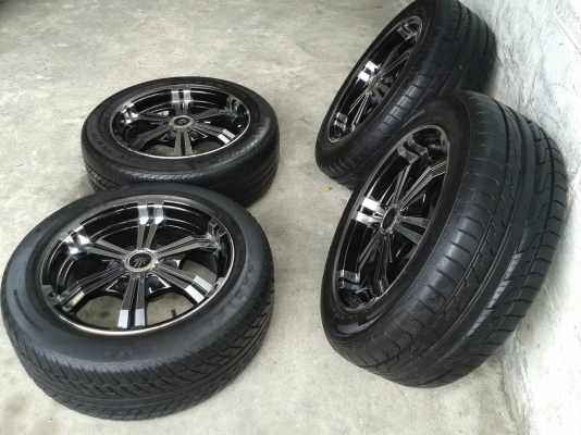 ขอบ17นิ้ว6รู พร้อมยาง สวยๆ 4 ล้อ ราคา 7900 บาท