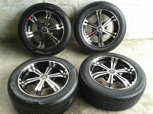 ขอบ17นิ้ว6รู พร้อมยาง สวยๆ 4 ล้อ ราคา 7900 บาท