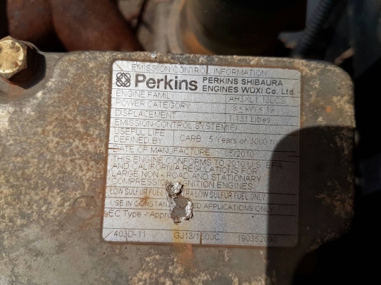 ขายเครื่องปั่นไฟเก่านอก 10 KW PERKINS 403D-11