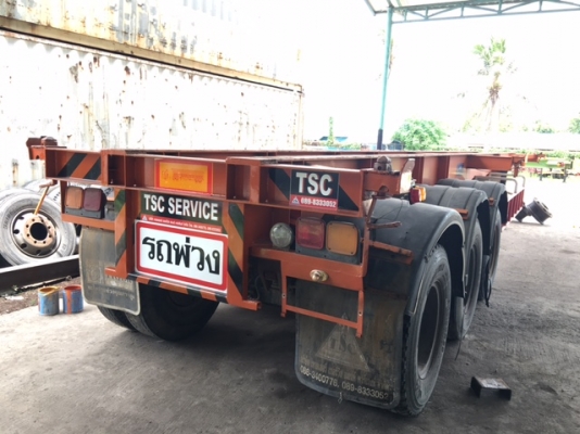 ขายด่วนหางเทรลเลอร์ก้างปลา 40 ฟุต 3 เพลา