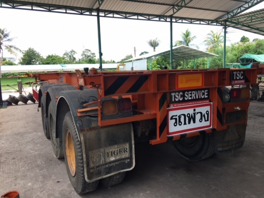 ขายด่วนหางเทรลเลอร์ก้างปลา 40 ฟุต 3 เพลา