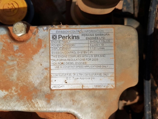 ขายเครื่องปั่นไฟเก่านอก 20KVA PERKINS 403D-11