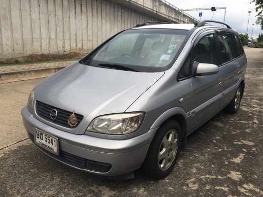 chevrolet zafira 2.2cdx สีเทา ปี 2003 รถสวย ไม่เคยติดแก๊ส เช็คระยะตลอด