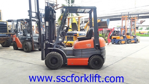 ขายรถยก TOYOTA 6FD15 1.5 ตัน เสาสูง3 เมตร