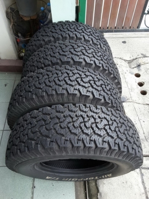 BF All USA. 265/75/16 ปลายปี12 สภาพดีมาก 1ชุด BF All USA. 265/75/16 ปลายปี12 สภาพดีมาก 1ชุด