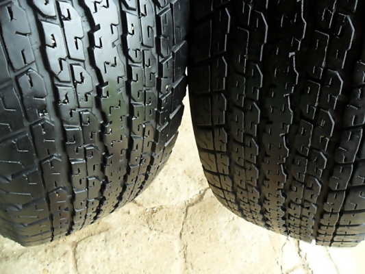 ยาง17กระบะสูง บริดสโตน255-65-R17ลงพื้นปี14 (4เส้น4,500)