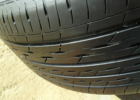 ยาง17 ลงพื้นปี15 บริดสโตน 215-55-R17น้องๆยางใหม่