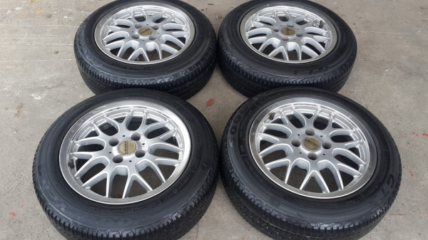 BBS ขอบ 15 4รู100 กว้าง 7 ออฟ 38 พร้อมยาง