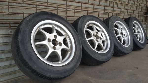 Enkei ขอบ 14 4รู100 พร้อมยาง Enkei ขอบ 14 4รู100 พร้อมยาง