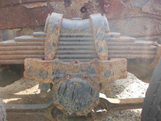 ขาย โบกี้ Mitsubishi FUSO แท่นเตี้ย พร้อมกะทะยาง 4 เส้น