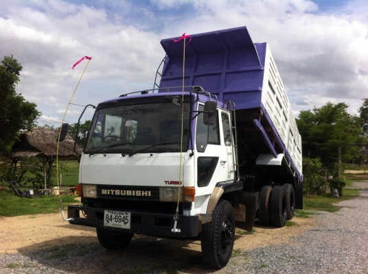 ขายรถสิบล้อดัมพ์ Mitsubishi turbo TF#1,7xx เครื่องเดิม 6d16 turbo-220 แรง 2 เพลา ปี 41 ทะเบียนพร้อม