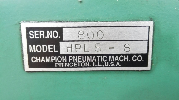 Sell> ขายปั้มลมแชมเปี้ยนส์‬ Champion 5 HP 300 L. USA รุ่น PL-15 ดับเบิ้ลสเตท ฟรีโหลด รุ่นท้อปยอดนิยมของแชมเปี้ยน พร้อมใช้งาน ประกันร้าน 6 เดือน มาเทสก่อนได้!!