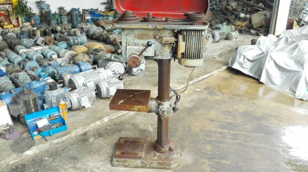 Sell> ขายสว่านแท่นเจาะออโต้‬ ASHINA HIROSHIMA JAPAN แท่นเจาะเก่าญี่ปุ่นรุ่นหนัก 19 mm เจาะออโต้ได้ สภาพสดนอกลงตู้ไม่เคยใช้งานในไทย!!