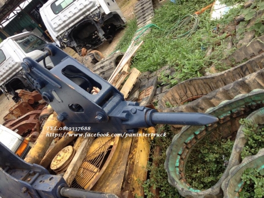 FROM JAPANหัวกระแทกBREAKER:NPK-H4X(ไม่มีถุงลม) สำหรับใส่รถขุดไซค์ 55,60,65,70 สลัก 50 มิล/(ทดสอบแล้วใช้งานได้จริง) ราคาเพียง 85,000 บาท สนใจติดต่อ 0819337688