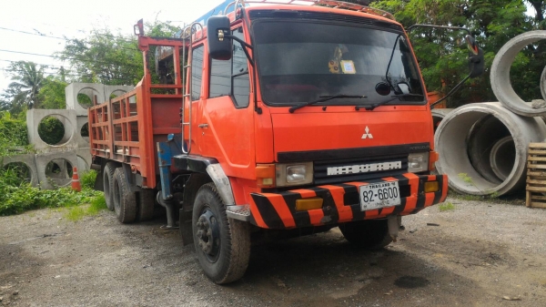 ^ขายแล้วครับ^ สิบล้อ มิตซุ FUSOไอ้หลง FN527MA195แรง2เพา ตัดเหลือเพาเดียว ติดเครน 3ตัน 3ปอก 2ชัก ช่วงยาว6ม. สภาพดีสวยพร้อมใช้ ทะเบียนพร้อมโอน