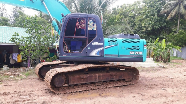 ขายรถแบคโฮ 2 คัน KOBELCO SK200-8 YN12 SUPER X ไมล์ 7000 ชม.ราคา 2400000