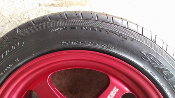 Max Spoon15" 4รู100 + ยางFalken522 ปี14