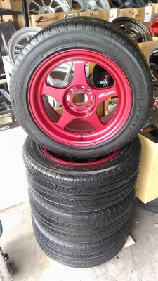 Max Spoon15" 4รู100 + ยางFalken522 ปี14