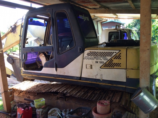 ขายด่วน KOBELCO SK120 MART III สภาพพร้อมใช้งาน เครื่องปั้มดี เครื่องปั้มเดิม เอกสารสัญญาซื้อขาย