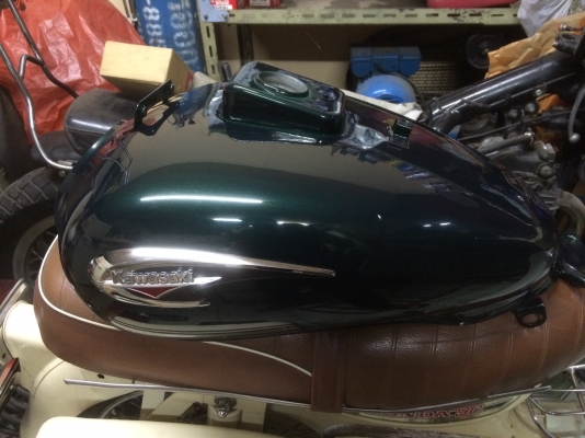 ขายถัง และฝากระเป๋า kawasaki BOSS