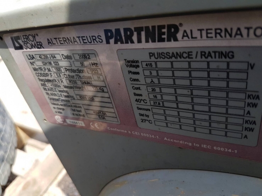 ขายเครื่องปั่นไฟเก่านอก 20KVA PERKINS 403D-11