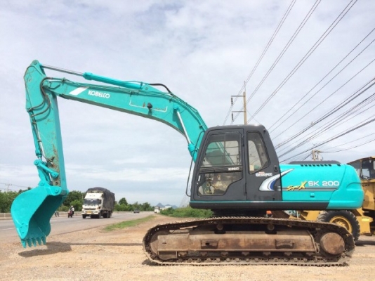 ขายรถแบคโฮ KOBELCO SK200 MARK 5 SUPER รถนอกนำเข้าจากญี่ปุ่น สภาพสวยพร้อมใช้ มีVDOการทำงานครับ