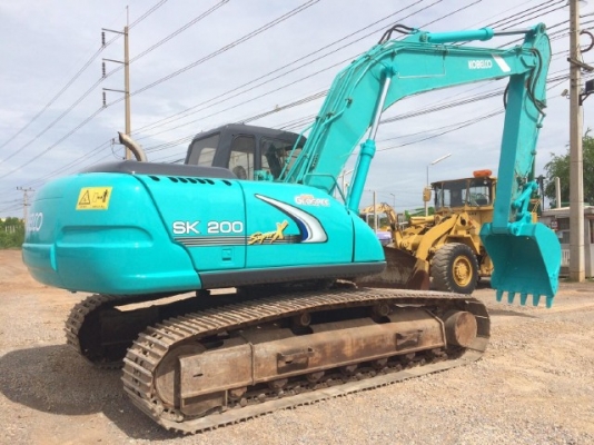 ขายรถแบคโฮ KOBELCO SK200 MARK 5 SUPER รถนอกนำเข้าจากญี่ปุ่น สภาพสวยพร้อมใช้ มีVDOการทำงานครับ