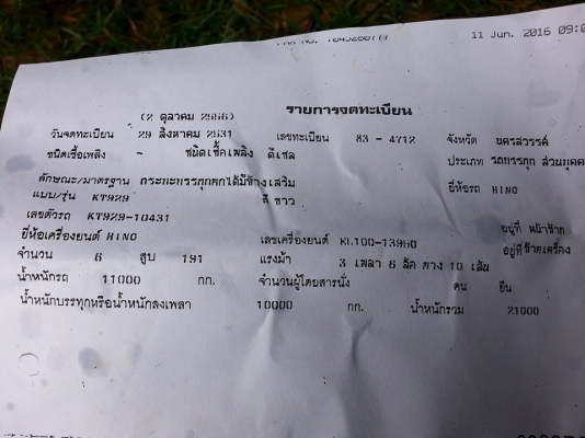 ขายเทรลเลอร์ ขึ้นรถเกี่ยว KT929 เพลาเดียว เครื่องEL100 เครื่องดี191แรง แคชซีสวย สภาพพร้อมใช้งาน เอกสารพร้อมโอน ราคา380,000 สนใจโทร 090-8588220คุณนะ 093-3258446คุณบิว หรือเข้าดูสินค้าอื่นๆได้ที่ www.narong2truck.com หรือ www.truck.in.th/498 หรือเพจFacebook ขายเทรลเลอร์ ขึ้นรถเกี่ยว KT929 เพลาเดียว เครื่องEL100 เครื่องดี191แรง แคชซีสวย สภาพพร้อมใช้งาน เอกสารพร้อมโอน ราคา380,000 สนใจโทร 090-8588220คุณนะ 093-3258446คุณบิว หรือเข้าดูสินค้าอื่นๆได้ที่ www.narong2truck.com หรือ www.truck.in.th/498 หรือเพจFacebook