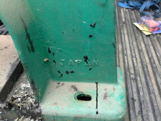 แท่นกดโยกปั๊มขึ้นรูปชิ้นงานเอนกประสงค์  กดตัดชิ้นงาน แบบใช้มือกดตัวใหญ่จากญี่ปุ่น