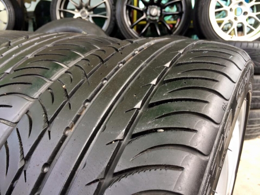 ENKEI(สีบอร์น)ขอบ17"4รู100+ยาง205/45/17 Kumho #ยกชุด4ล้อพร้อมยาง 6,500.บ