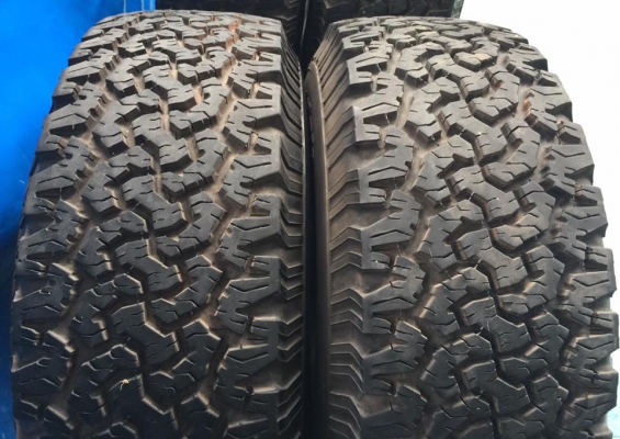 ขายล้อหยดน้ำ ขอบ17x9 พร้อม ยางBF All Terrain265/70/17ปี14 ดอกสะพานยางเต็ม 4เส้น