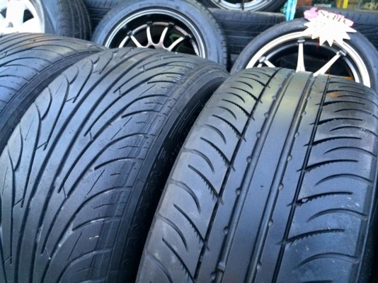 M1Rขอบ15"กว้าง8"ออฟ10(ใส่แล้วยื่น โหด นิดๆ)4รู100+ยาง195/50/15  #ยกชุด4ล้อพร้อมยาง 7,900.บ