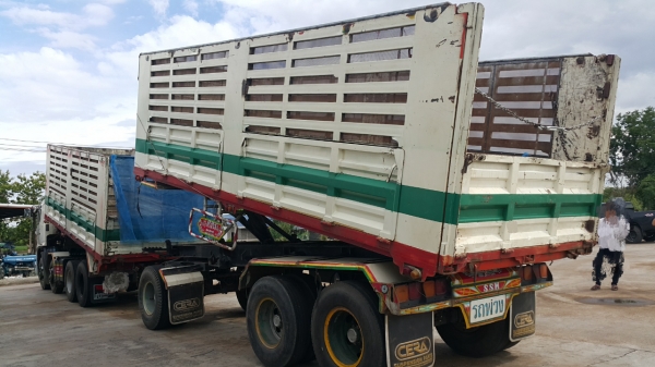 ขายรถพ่วง 24 ล้อ แม่ลูก กระบะเหล็กคอกเกษตรดั้ม HINO 320 ปี.47 รถพร้อมใช้ ราคา.2000000 สนใจรีบจองด่วน