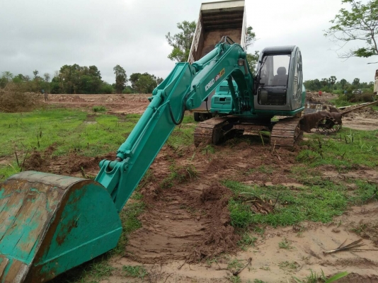 KOBELCO 120 Mark5 ไฟฟ้าเต็ม แอร์เย็น แทรคใหม่โซ่ใหม่ สวยพร้อมใช้