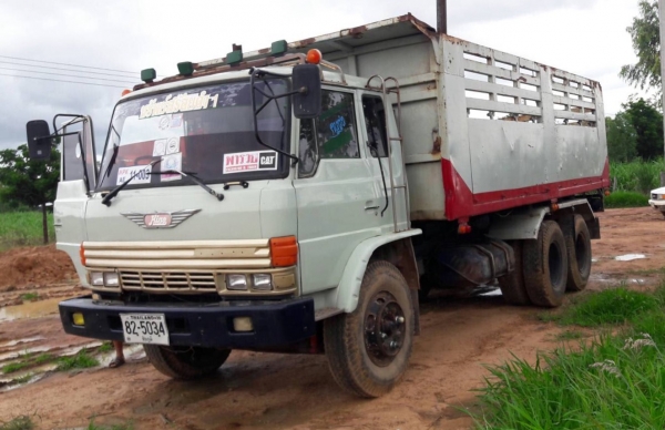 ขาย 10 ล้อ 2 เพลาดั้ม HINO FM177LA เครื่อง HO7C 180 แรงม้า เกียร์ HO สโลว์กลาง เบรคลมดัน พาวเวอร์ ทะเบียนพร้อมโอน