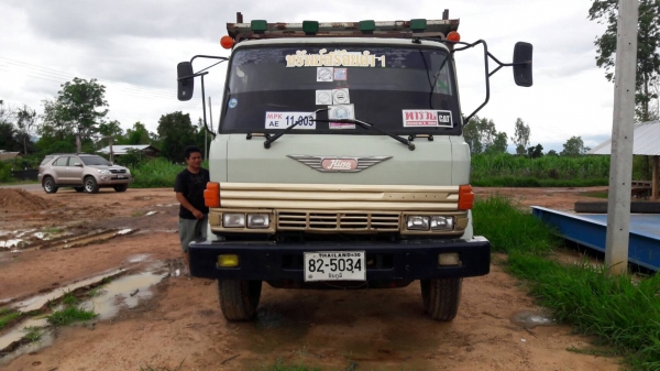 ขาย 10 ล้อ 2 เพลาดั้ม HINO FM177LA เครื่อง HO7C 180 แรงม้า เกียร์ HO สโลว์กลาง เบรคลมดัน พาวเวอร์ ทะเบียนพร้อมโอน